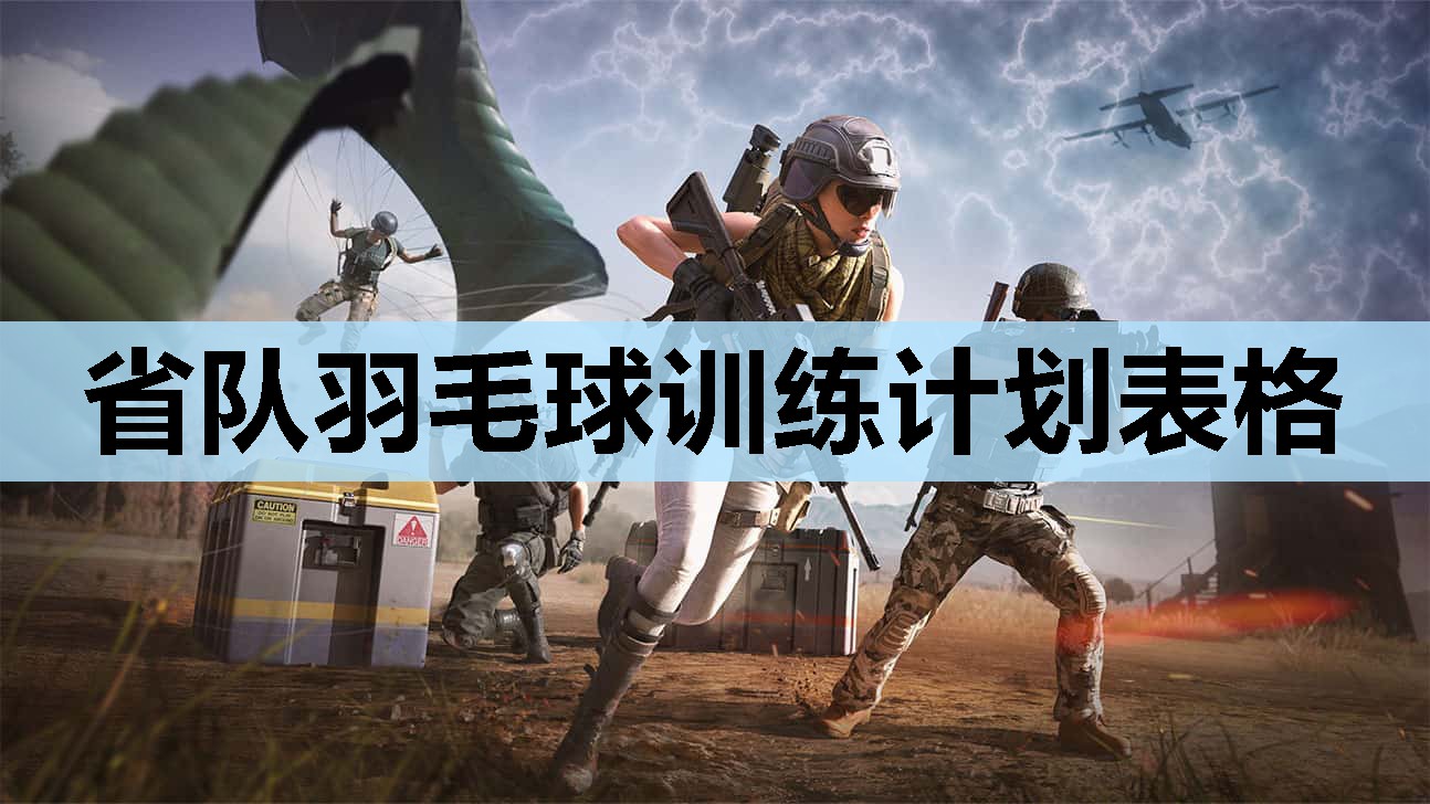 省队羽毛球训练计划表格