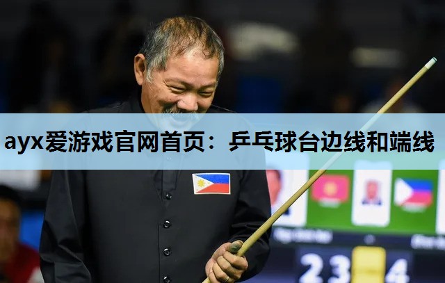 乒乓球台边线和端线 乒乓球台边线和端线